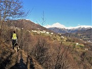 34 Vista su Corone di Serina e verso l'Arera innevato